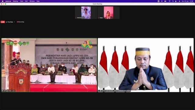 754 Tahun Luwu, Plt Gubernur: Sudah Rp 775 Miliar kami kucurkan untuk Luwu Raya