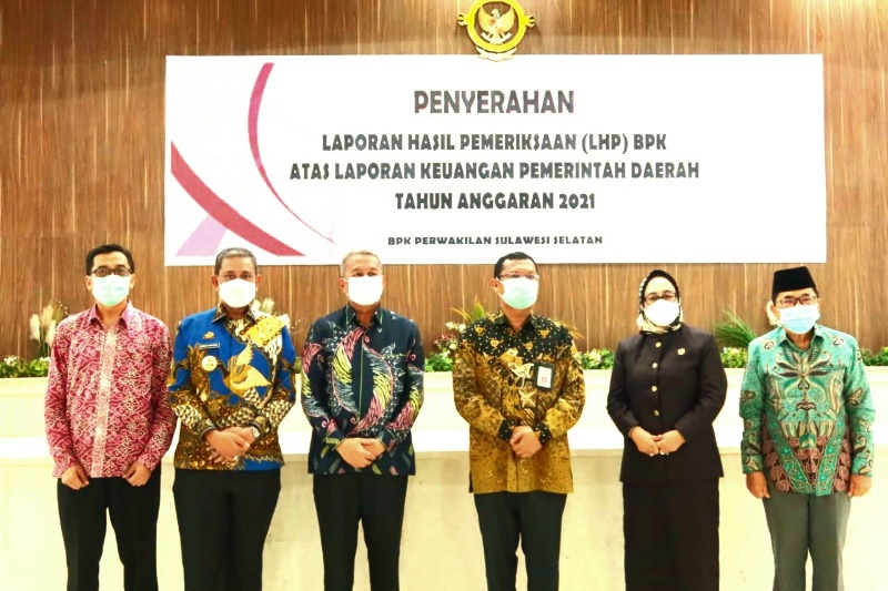 Alhamdulillah, 7 Tahun Berturut-turut Wajo Raih Predikat Opini WTP dari BPK