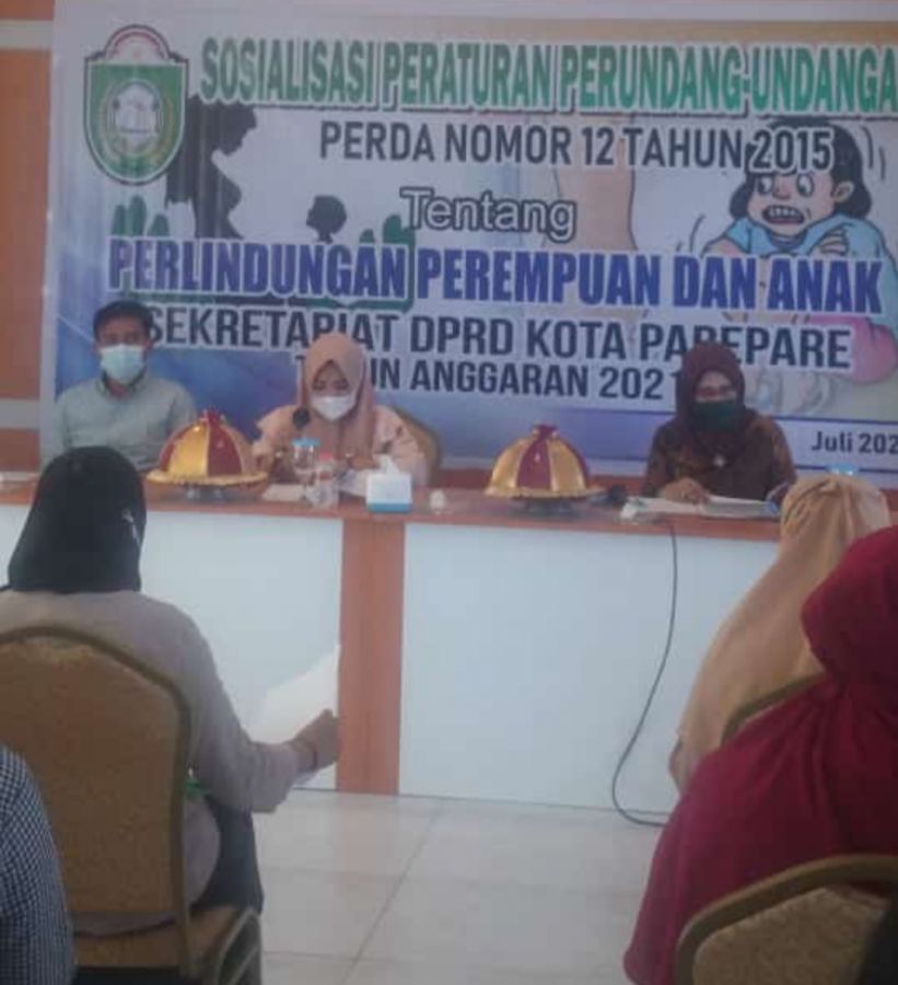 Anggota DPRD Kota Parepare Hj Hariani Sosialisasi perda