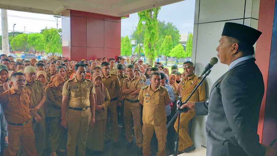 Apel Gabungan, Bupati Andi Utta: Tanamkan Rasa Malu