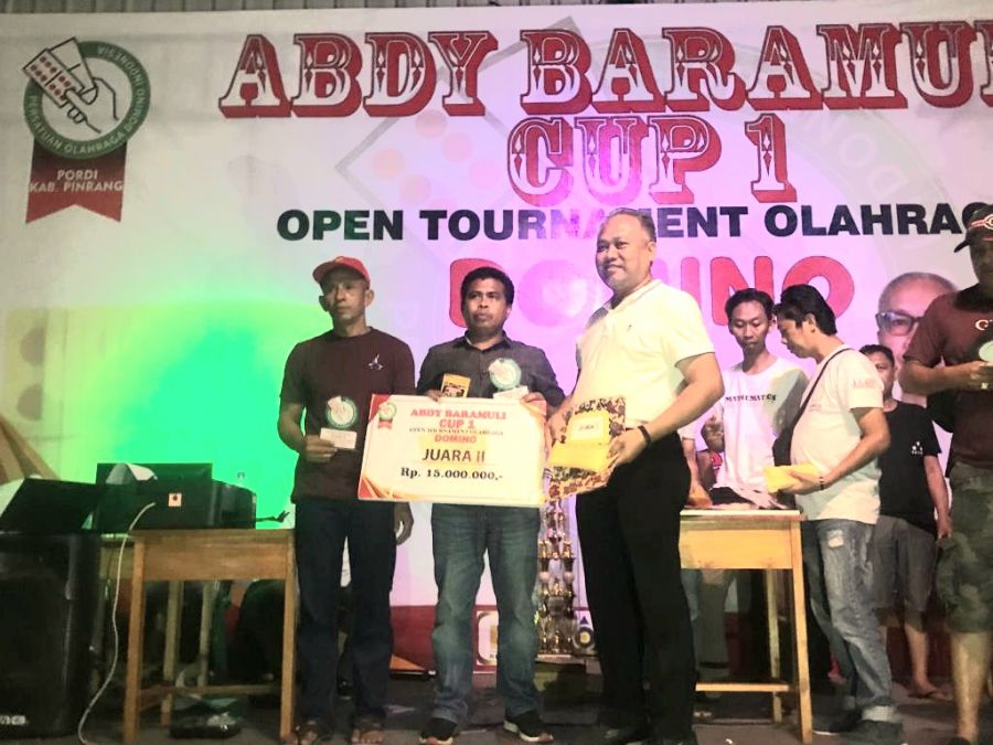 Atlit Domino Asal Bulukumba Raih Juara 2 Abdy Baramuli Cup I