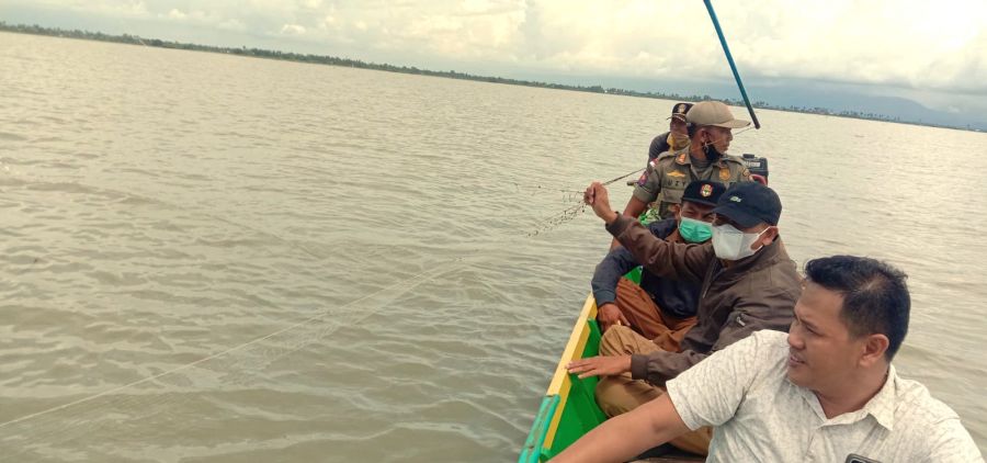 Awasi Illegal Fishing, Pemkab Wajo Turunkan Tim Terpadu ke Perairan Danau Tempe