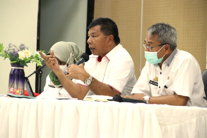 Bupati Andi Utta Mencurahkan Pendapat dengan Jajaran RSUD