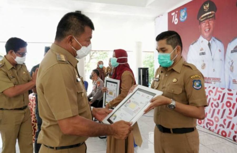 Bupati Andi Utta Evaluasi Pelaksanaan Program Grebek Covid-19