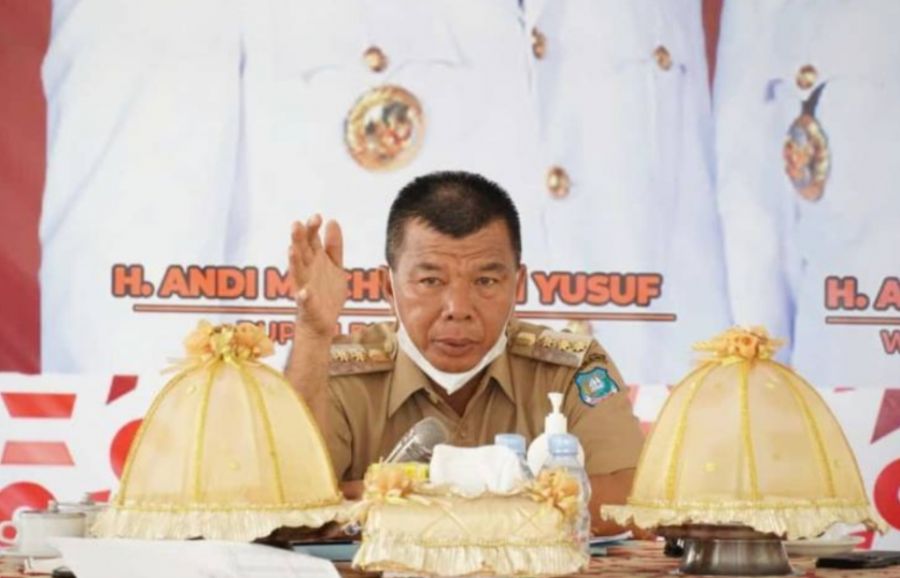 Bupati Andi Utta Gelar Rapat Kordinasi Pengawasan dan Pemeriksaan Pajak Daerah