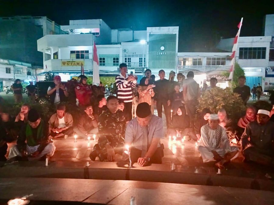 Bupati Andi Utta Ikut Aksi Damai di Bundaran Pinisi