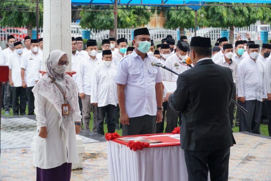 Bupati Andi Utta Lantik Pejabat Fungsional Penyetaraan Eselon IV