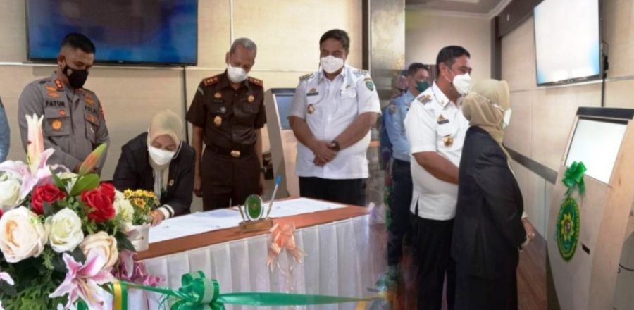 Bupati Maros Hadiri Launching Aplikasi SP5 Terpadu Sebagai Inovasi Layanan Prima di Pengadilan