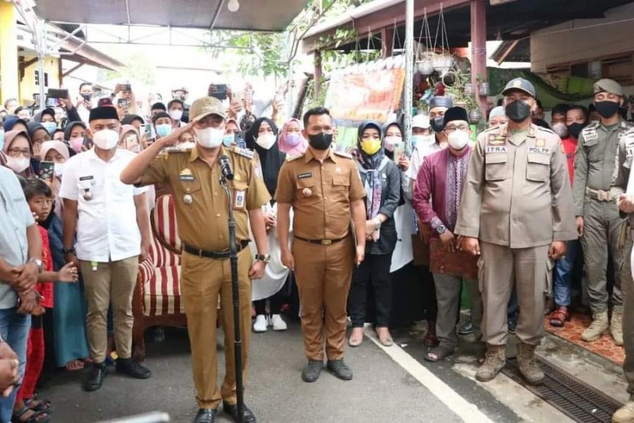 Camat Mariso Memimpin Upacara Pelepasan Jenasah Muhammad Jauzy