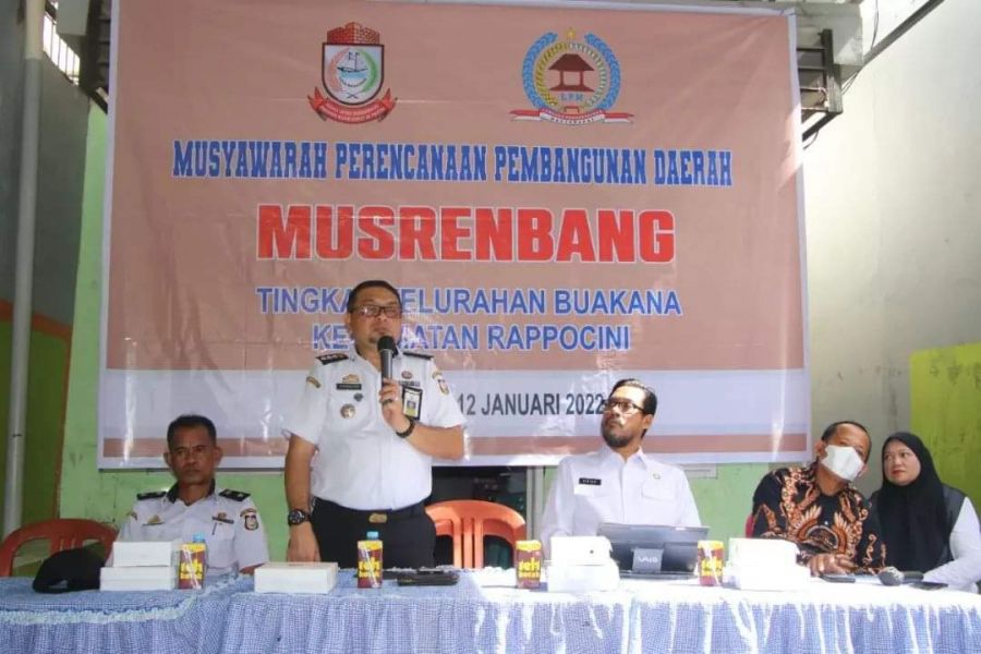 Camat Rappocini Menghadiri Musrembang Tingkat Kelurahan Buakana