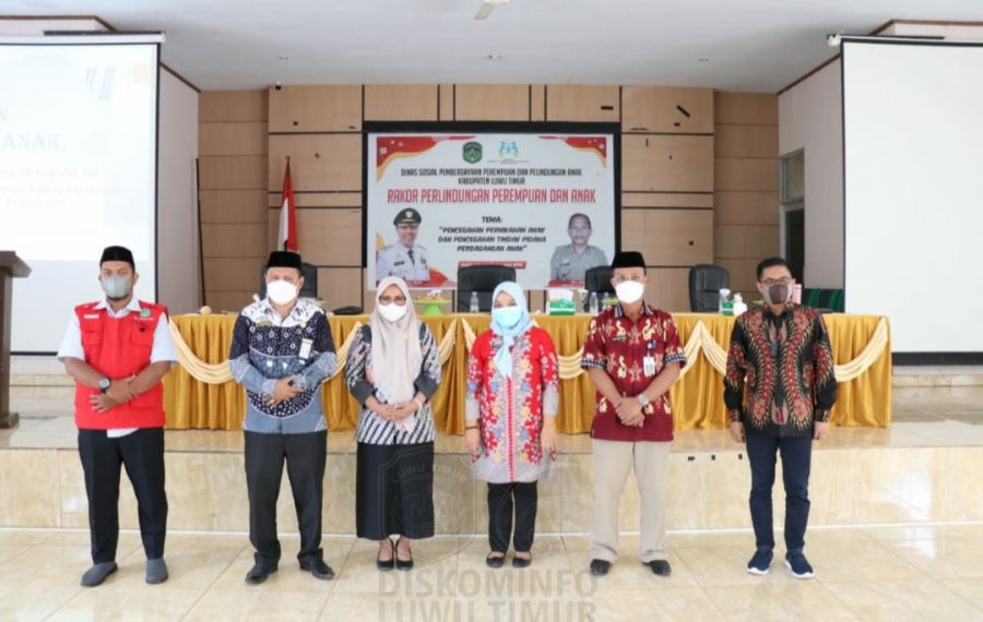 Cegah Pernikahan Dini, Dinsos P3A Luwu Timur Gelar Rapat