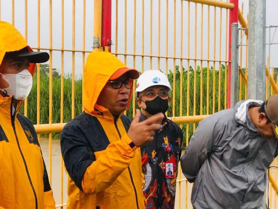 Curah Hujan Tinggi, Wali Kota Makassar Pantau Kondisi Kolam Regulasi Nipa–Nipa