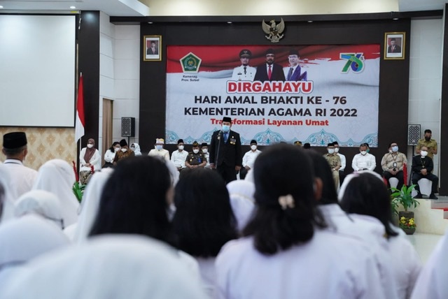 Di Hari Amal Bakti, Abdul Hayat Harap Kerukunan Umat Beragama Ditingkatkan