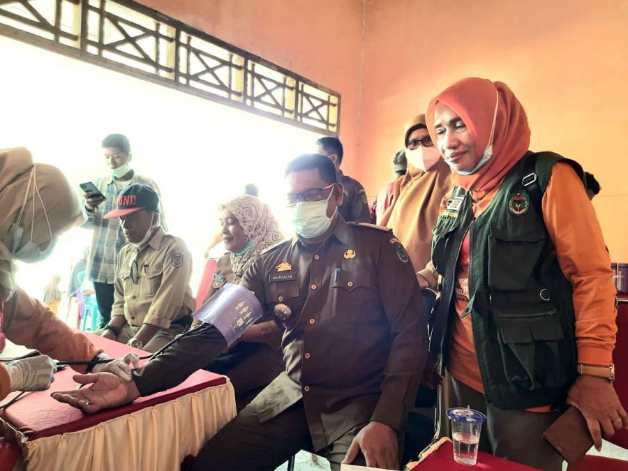Dinkes Lutra Pusatkan Peringatan Hari Donor Darah di Desa Giri Kusuma Malangke, Ini Alasannya