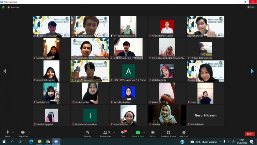 Forum Litera Adakan Webinar Discussion Online