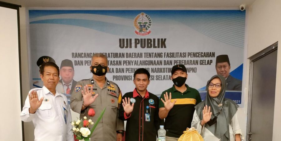 GANN dan Perwakilan Polda Sulsel Hadir Uji Publik Ranperda P4GNPN
