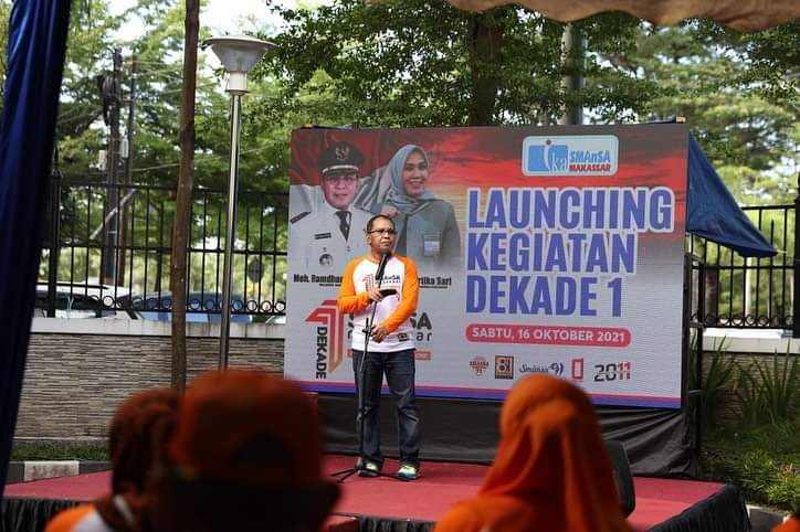 Hadiri Launching Dekade 1 IKA SMANSA, Danny Pomanto Tekankan Perkuatan Silaturahmi