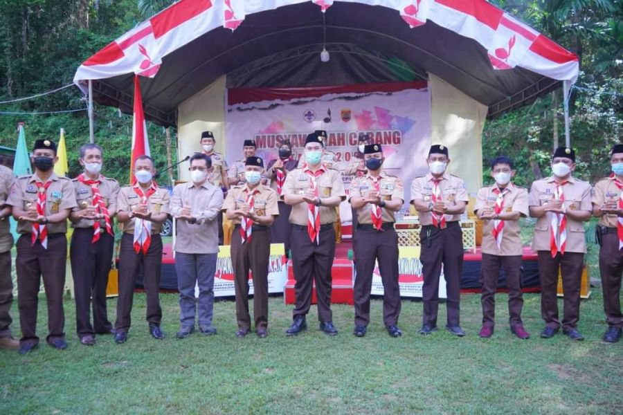Hebat Wakil Bupati Pangkep Terpilih Menjadi Ketua Pramuka