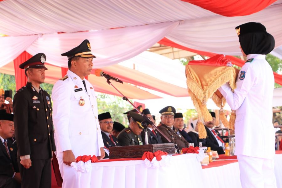 HUT ke 77 Kemerdekaan RI di Lapda Berlangsung Hikmat, Ini Putra Putri yang Bertugas di Upacara