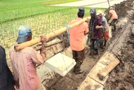 Irigasi Gunakan Sistem Panel Cetak, Ini Tanggapan Petani dan Tokoh Pemuda Desa