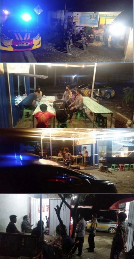 Jaga Kondusifitas Wilayah, Polsek Parangloe Masifkan Giat Patroli Malam Hari
