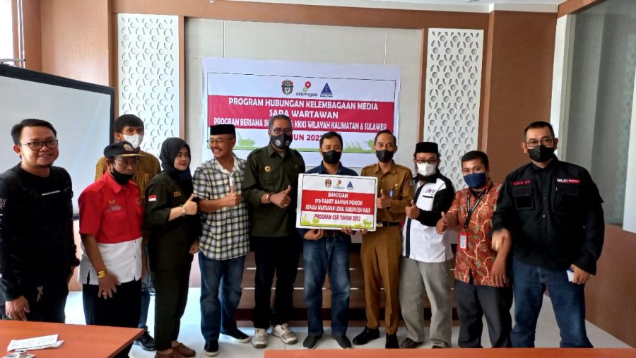 Jalin Silaturahmi, SKK Migas Gelar Sapa Wartawan dan Berbagi Sembako