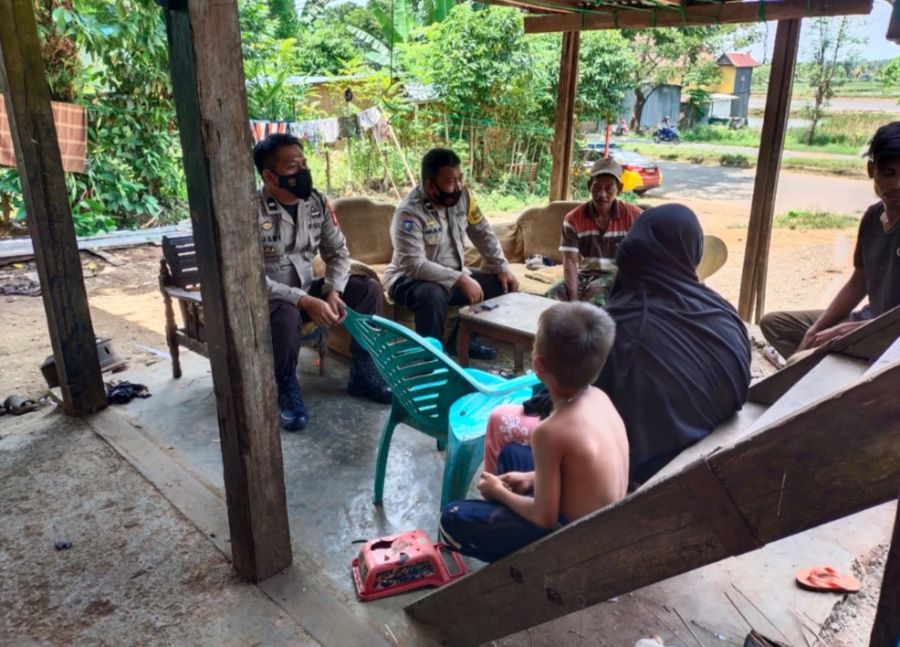 Jelang Pilkades Bhabinkamtibmas Polsek Marang Sambangi Warga Binaan
