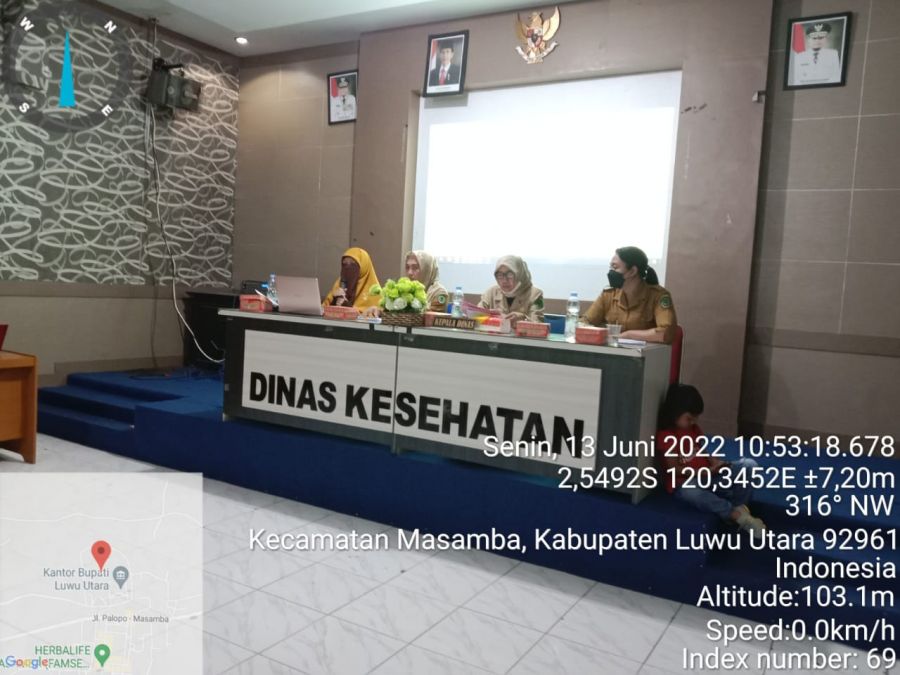 Jelang Verifikasi KKS Tingkat Provinsi, Dinkes Lutra Gelar Rakor Tim Teknis