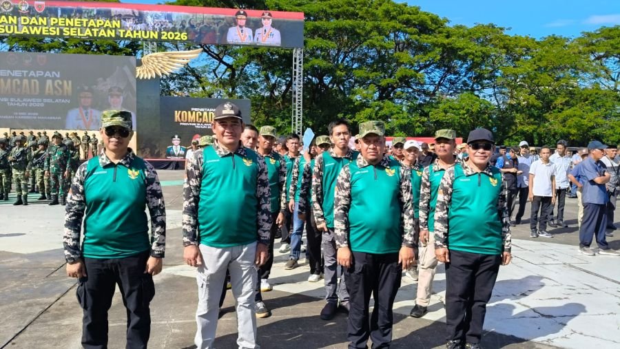 Kades Pangkep Kompak Ikuti Gladi Bersih Penetapan Komcad ASN 2026