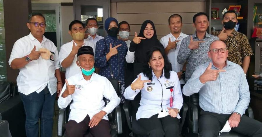 Kadisnaker Kota Makassar Menerima Kunjungan JSI ADB