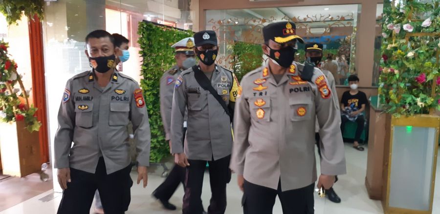 Kapolres Gowa Tinjau Langsung Kegiatan Vaksin di Gedung Adi Jaya