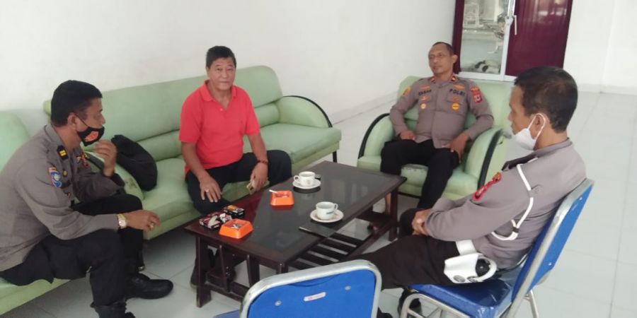 Kapolsek Somba Opu Gowa Bersama Stafnya Kunjungan Silaturahmi Ke Hotel Somba Opu