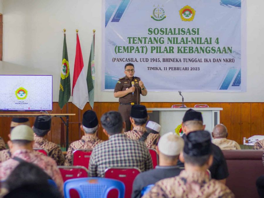 Kejari Kabupaten Mimika Gandeng LDII Sosialisasikan Empat Pilar Kebangsaan