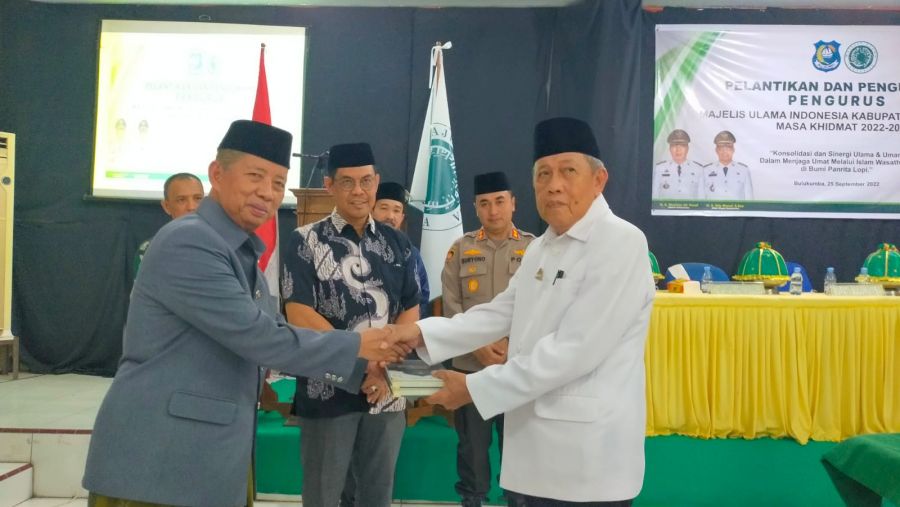 KH Tjamiruddin Dilantik Ketua MUI Bulukumba, Ini Harapan Edy Manaf
