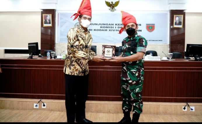 Komisi I DPR RI Kunjungi Kodam Hasanuddin