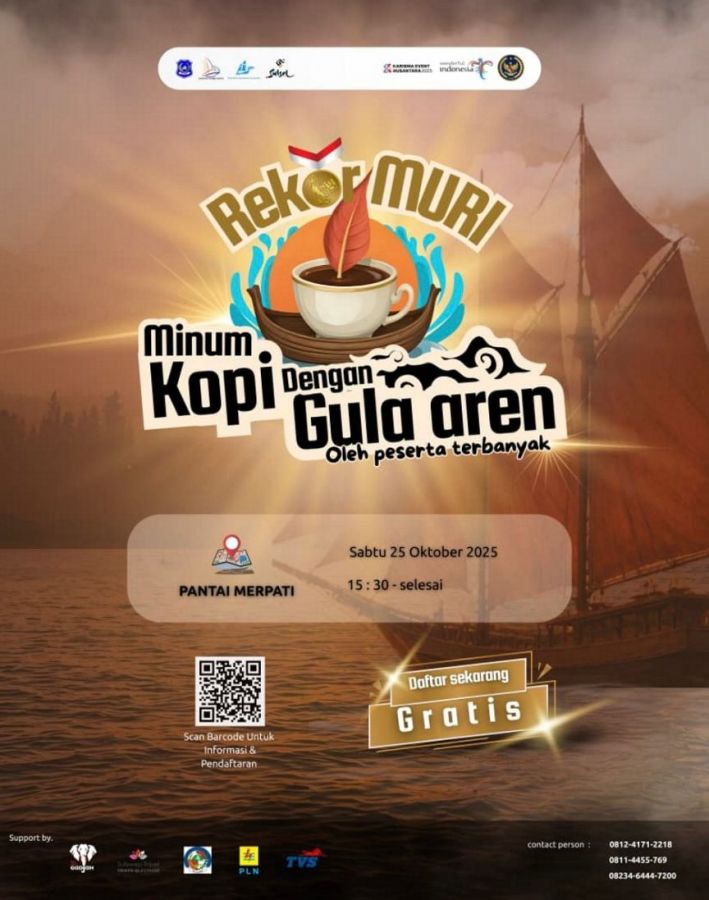 Kopi, Gula Aren, dan Rekor MURI: Bulukumba Siap Tulis Sejarah Baru di Festival Pinisi XV
