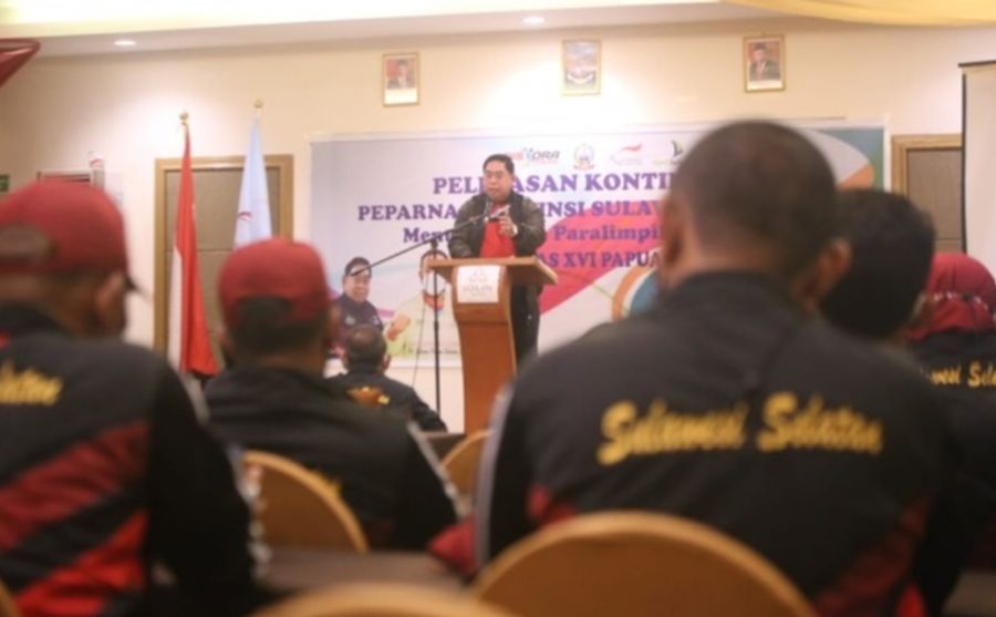 Lepas Kontingen Menuju Peparnas di Papua, Abdul Hayat Harap Jaga Persaudaraan