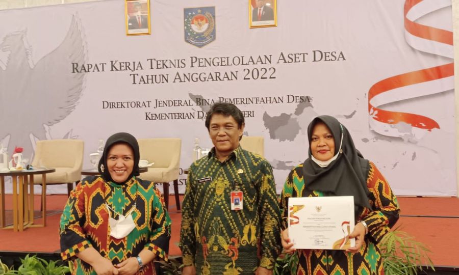 Luwu Utara Raih Penghargaan Binwas Bidang Pengelolaan Aset Desa