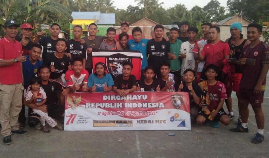 Masyarakat Manjalling Antusias Mengikuti Perayaan HUT Kemerdekaan yang ke-77
