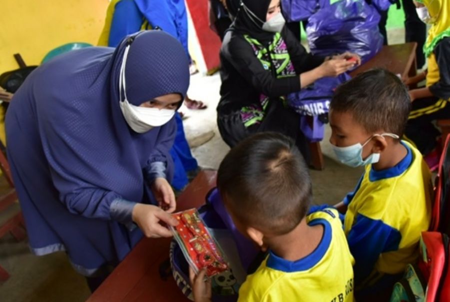 Naoemi Octarina Tinjau Pelaksanaan Program Koper Kasih Sayang di Rusunawa Panambungan