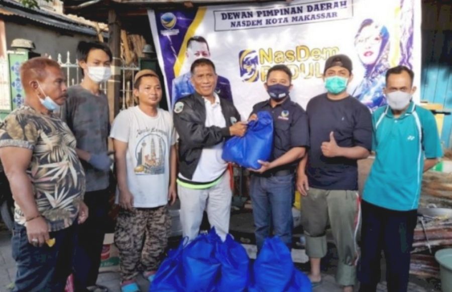 Nasdem Makassar Peduli Terhadap Korban Kebakaran