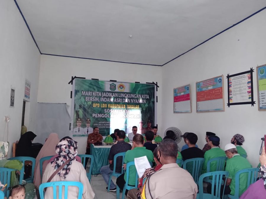 Peduli Lingkungan, LDII Takalar Bekerjasama Pemkab Gelar Sosialisasi Pengolahan Sampah