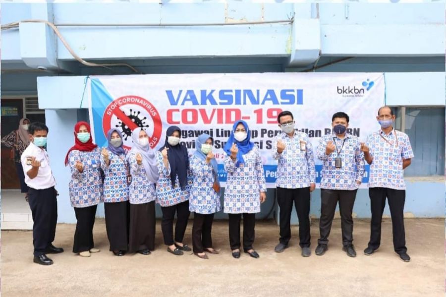 Pegawai BKKBN Sulsel Sudah Di Vaksin