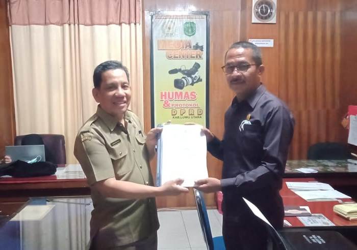 Pemda Luwu Utara Resmi Serahkan Dokumen LKPj ke DPRD