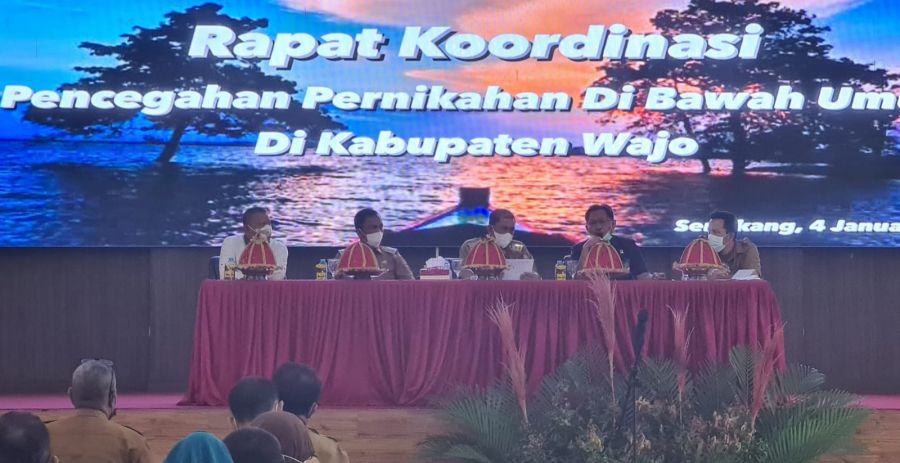 Pemkab Wajo Bahas Solusi Cegah Pernikahan di Bawah Umur