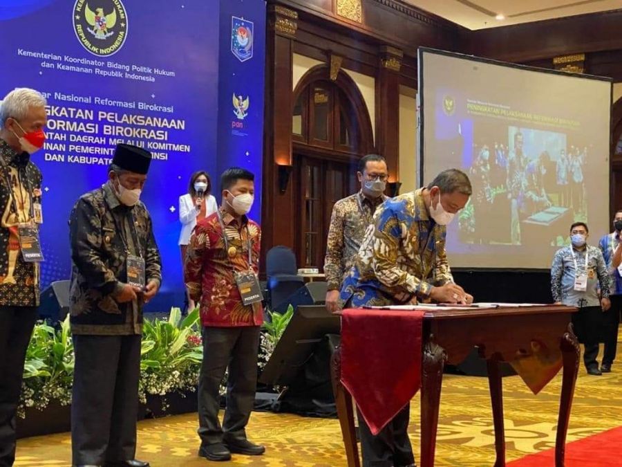 Pemkab Wajo Raih Dua Penghargaan Pada TOP Digital Award 2021