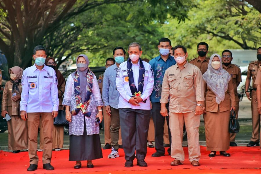 Penganugerahan Kampung Mapaccing 2021 di Ruang Pola Kantor Bupati Wajo