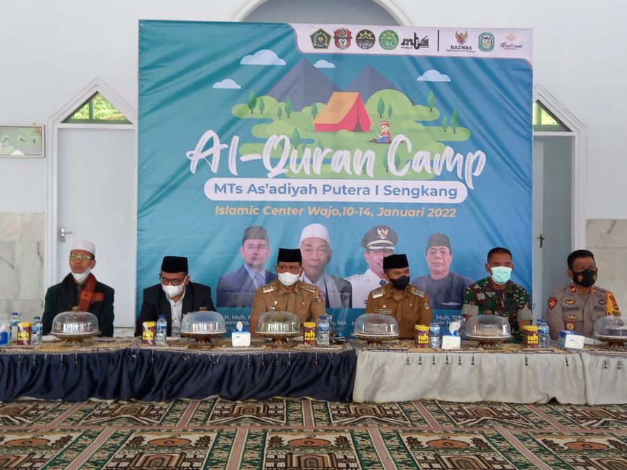 Perkampungan Al-Quran MTs As Adiyah Sengkang, Bupati Wajo Berpesan Jadilah Generasi Qurani
