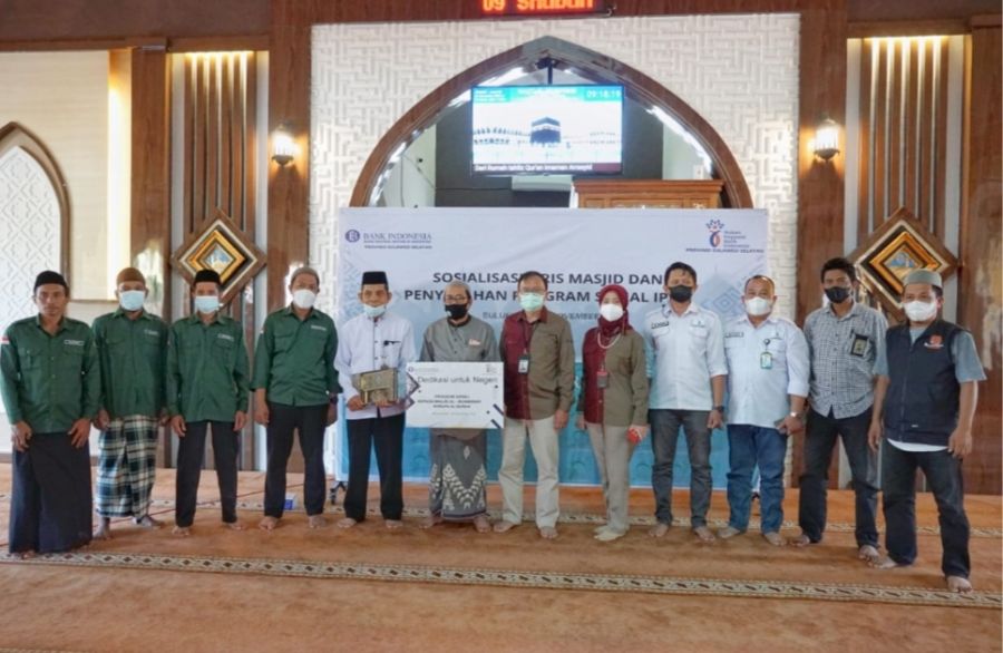 BI Gandeng Bank Sulselbar Sosialisasi Di Mesjid Gunakan QRIS