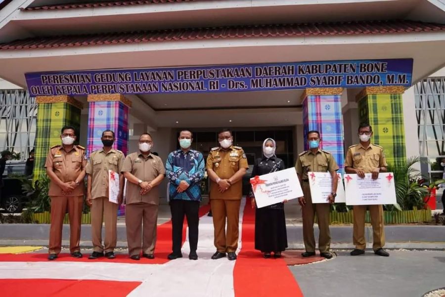 Perpustakaan Nasional RI Resmikan Gedung Perpustakaan Bone